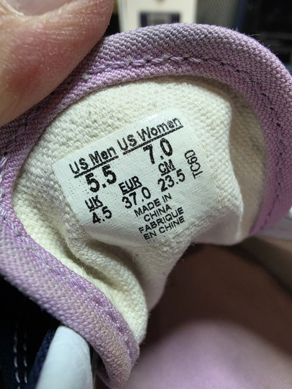 Vans Era "Heel Pop" Sneakers In Eclipse And Violet - Picture 9 of 11